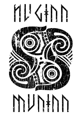 Odin Ravens Huginn Muninn