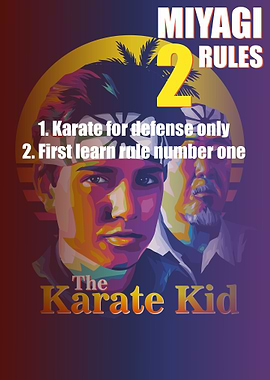 Two Rules Karate Quote