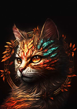 Beautiful Realistic Cat