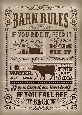 Barn Rules