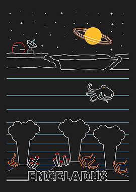 Arcade Enceladus Moon