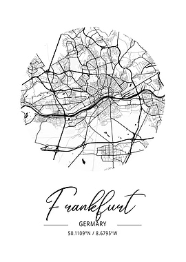 Frankfurt City Map