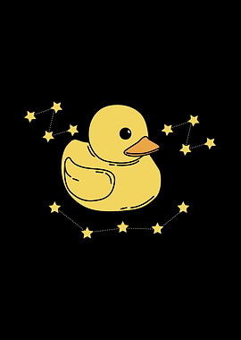 Rubber Ducky In Space