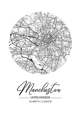 Manchester City Map