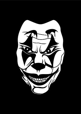 clown illustration vector