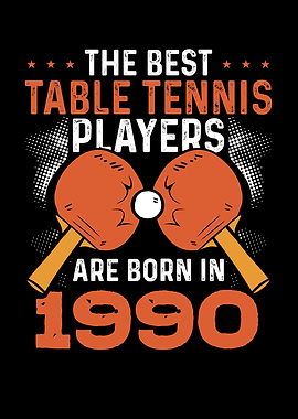 Table tennis player 1990