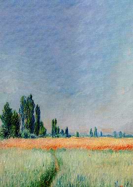 Wheatfield Oil Painting