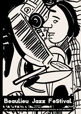 1956 Jazz Festival Poster