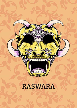 Traditional mask Rangda