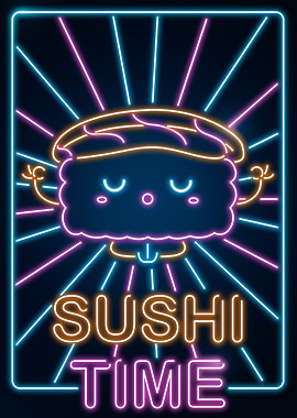 Retro Sushi Time