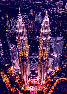 City Night Futuristic