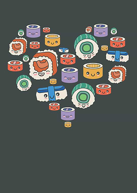 Sushi Heart Sushi Lover