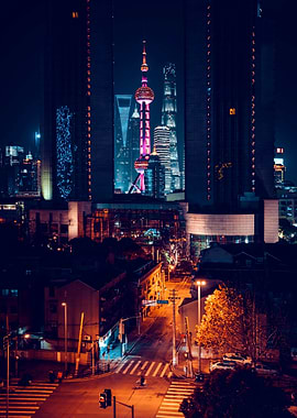 City Night Futuristic