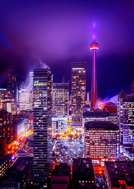 City Night Futuristic