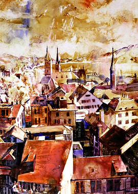 Zurich skyline Switzerland