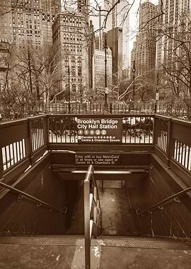 Brooklyn Subway Stop NYC