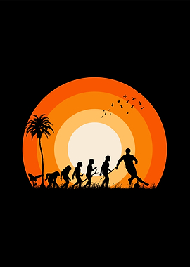 evolution of footballer