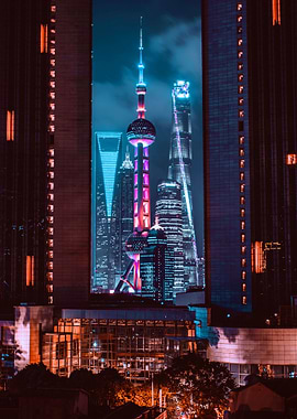 City Night Futuristic