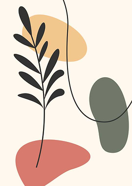 Colorful elegant shapes