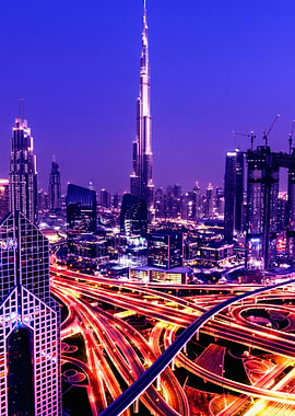 City Night Futuristic