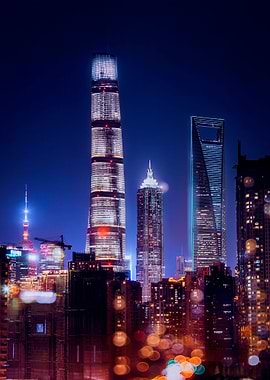 City Night Futuristic