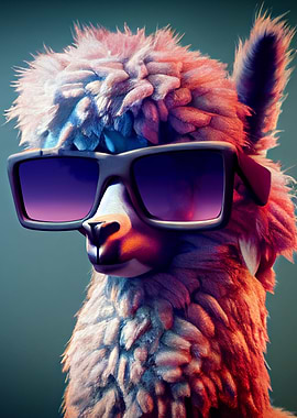 Vintage Style Alpaca