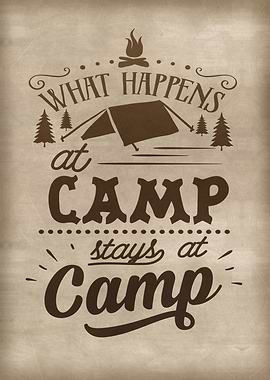 What happens at camp