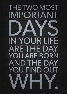 Two Most Important Days