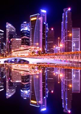 City Night Futuristic