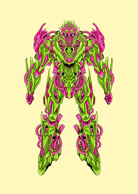 futuristic character