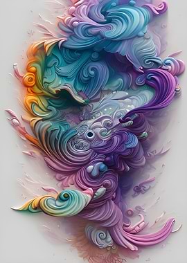 Wavy Rainbow Pastels