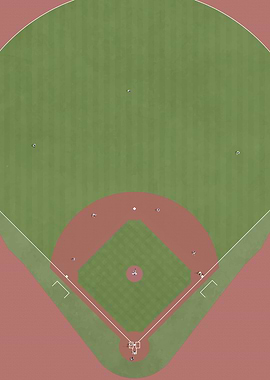 Baseball Game Illustration