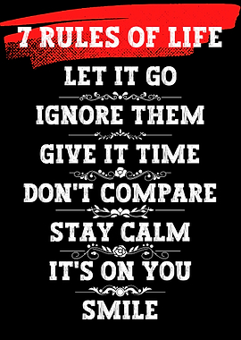 7 Rules of Life Vintage