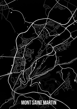 Mont Saint Martin Dark Map