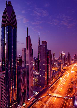 City Night Futuristic