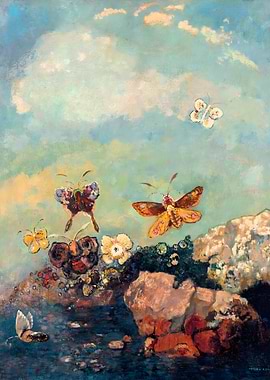 Odilon Redon Butterflies