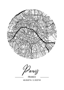 Paris City Map