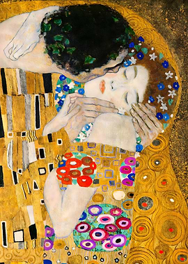 Gustav Klimt The Kiss 1908