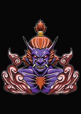 head of japanese demon