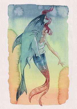 Dancing with a shark shark