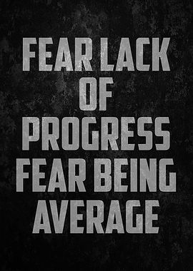 Fear Being Average