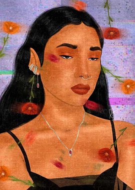 Kemena Sad Woman Portrait