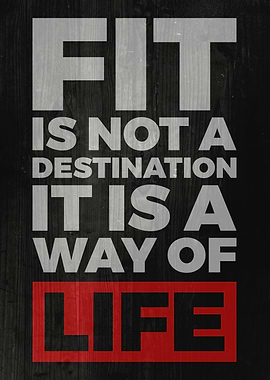 Fit Is Not A Destination