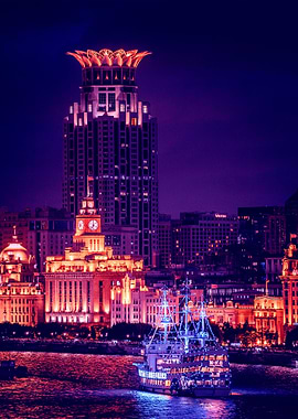 City Night Futuristic