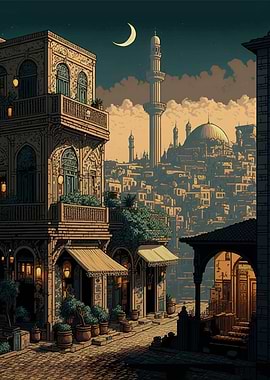 Damascus Pixel art
