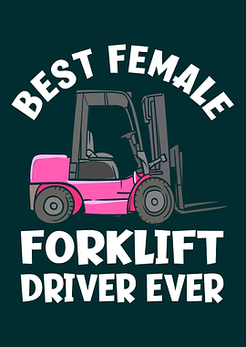 Female Forklift Operator