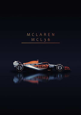 Mclaren MCL36 F1 Car