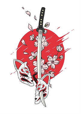 Katana and Mask