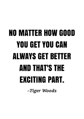 Tiger Woods quote