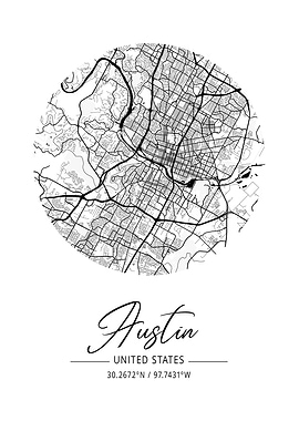 Austin City Map